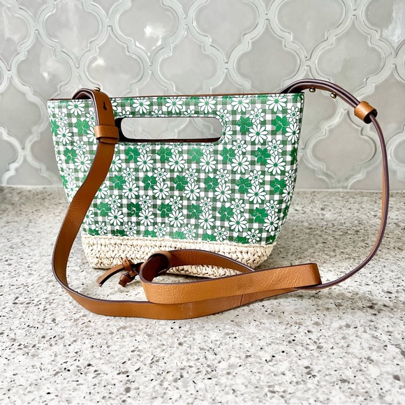 Lucky Brand Handbags - LUCKY BRAND Azon Juniper Multi Color Crossbody Bag Retro Gingham Statement EUC